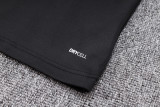 23-24 Marseille Black Kids Half Pull Tracksuit (童装) (半拉链)