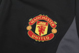 23-24 Man Utd Black Kids Jacket Tracksuit #E717(童装)