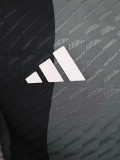 2023 Argentina Black Grey Special Edition Player Version Soccer Jersey (黑灰条紋)