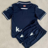 23-24 Real Sociedad Away Kids Soccer Jersey