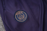 23-24 PSG Dark Purple Kids Half Pull Tracksuit #E694 (童装) (半拉链)
