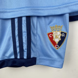23-24 Osasuna Away Kids Soccer Jersey