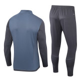 23-24 RMA Grey Kids Half Pull Tracksuit (童装)(半拉链)