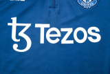 23-24 Man Utd Royal Blue Kids Half Pull Tracksuit #E715(童装) (半拉链)
