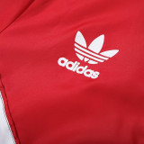 23-24 Man Utd Red Black Windbreaker