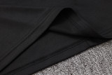 23-24 Lyon Black Half Pull Tracksuit (半拉链)