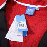 23-24 Man Utd Red Black Windbreaker