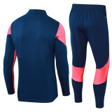 23-24 Lyon Royal Blue Half Pull Tracksuit (半拉链)