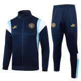 23-24 Man City Royal Blue Jacket Tracksuit #A703