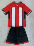 23-24 Sheffield United Home Kids Soccer Jersey