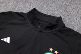 23-24 Algeria Black Half Pull Tracksuit #B709(半拉链)
