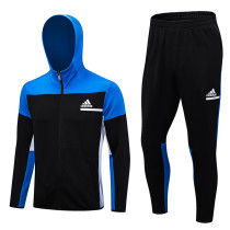23-24 AD Black Blue Hoodie Jacket Tracksuit #C2306