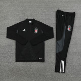 23-24 Besiktas Black Half Pull Tracksuit (半拉链)