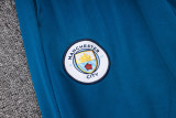 23-24 Man City Blue Kids Half Pull Tracksuit # E700 (童装)(半拉链)