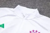 23-24 Bayern White Kids Half Pull Tracksuit E711(童装) (半拉链)