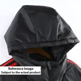 23-24 Argentina White Hooded Cotton Coat Black Edge (黑色边) 棉衣