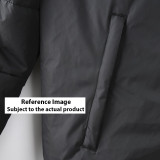 23-24 Argentina White Hooded Cotton Coat Black Edge (黑色边) 棉衣