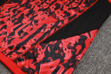 23-24 Man Utd Red Half Pull Tracksuit #B741(半拉链)