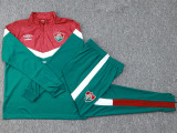 23-24 Fluminense Dark Green Half Pull Tracksuit #B673(半拉链)