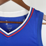 22-23 Clippers LEONARO #2 Blue Top Quality Hot Pressing NBA Jersey