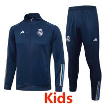 23-24 RMA Royal Blue Kids Jacket Tracksuit #E726(童装)