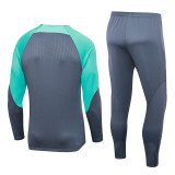 23-24 BAR Grey Kids Half Pull Tracksuit (童装) (半拉链)