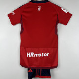 23-24 Osasuna Home Kids Soccer Jersey