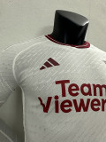 23-24 Man Utd Third Long Sleeve Player Version Soccer Jersey (长袖球员)