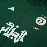 23-24 Algeria Green Hoodie Jacket Tracksuit