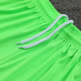 23-24 Man Utd Fluorescent Green GoalKeeper Shorts Pants