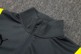 23-24 Dortmund Grey Jacket Tracksuit #A702