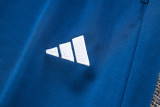 23-24 Man Utd Royal Blue Kids Half Pull Tracksuit #E715(童装) (半拉链)