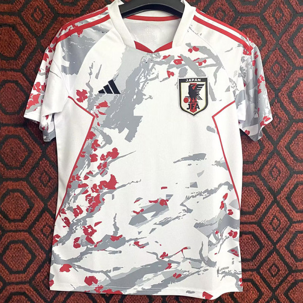 23-24 Japan White Grey Special Edition Fans Soccer Jersey