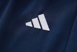 23-24 BAR Royal Blue Kids Half Pull Tracksuit (童装)(半拉链)