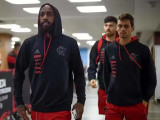2023 Flamengo Black Hoody (加绒-刺绣-前带广告)