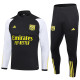 23-24 Lyon Black Half Pull Tracksuit (半拉链)