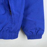 2023 Algeria Dark blue & Sky Blue Double Sided Windbreaker (双面风衣)