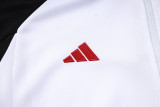 23-24 Man Utd White Kids Jacket Tracksuit #E716(童装)