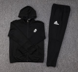 23-24 AD Black Hoodie Jacket Tracksuit #C2306