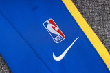 23-24 NBA Warriors Blue Full Zip hoodie Tracksuit