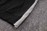 23-24 NBA Nets Black Full Zip hoodie Tracksuit