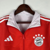 2023 Bayern Red & White Double Sided Windbreaker (双面风衣)