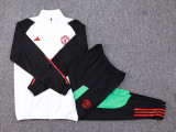 23-24 Man Utd White Kids Jacket Tracksuit #E716(童装)