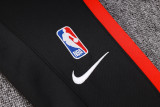23-24 NBA Trail Blazers Black Full Zip hoodie Tracksuit