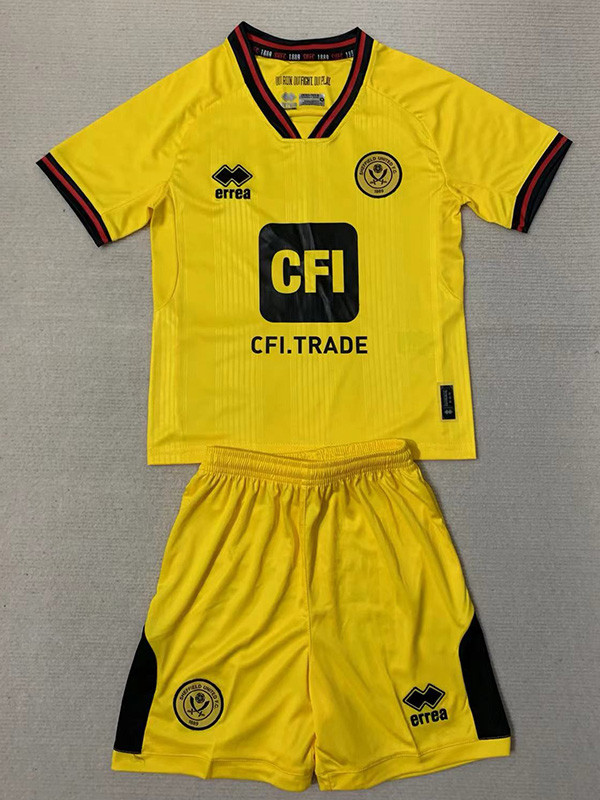 23-24 Sheffield United Away Kids Soccer Jersey