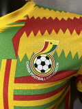 23-24 Ghana Yellow Player Version Soccer Jersey