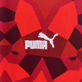 23-24 Morocco Red Fans Soccer Jersey