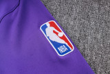 23-24 NBA LAKERS Purple Full Zip hoodie Tracksuit