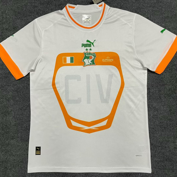 22-23 Cote d'Ivoire Away Fans Soccer Jersey (带二星)