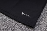 23-24 AD Black Kids Half Pull Tracksuit (童装) (半拉链)